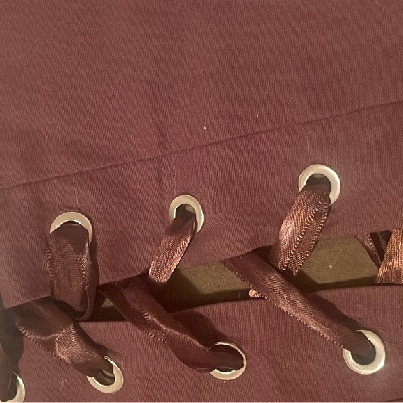 Strapless lace up bustier - Picture 4 of 5